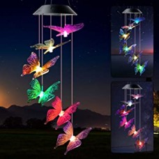 Heart Wind Chimes,Solar Wind Chimes, Wind Chimes Outdoor, Garden Decor Yard Decor Garden Gifts, Gifts for mom, Gifts for Women